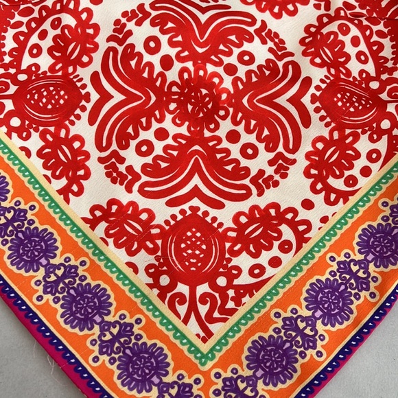 ZARA scarf pattern tie top XS - Picture 2 of 3